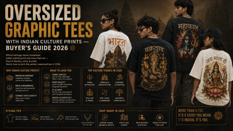 Oversized Graphic Tees with Indian Culture Prints — Buyer’s Guide 2026