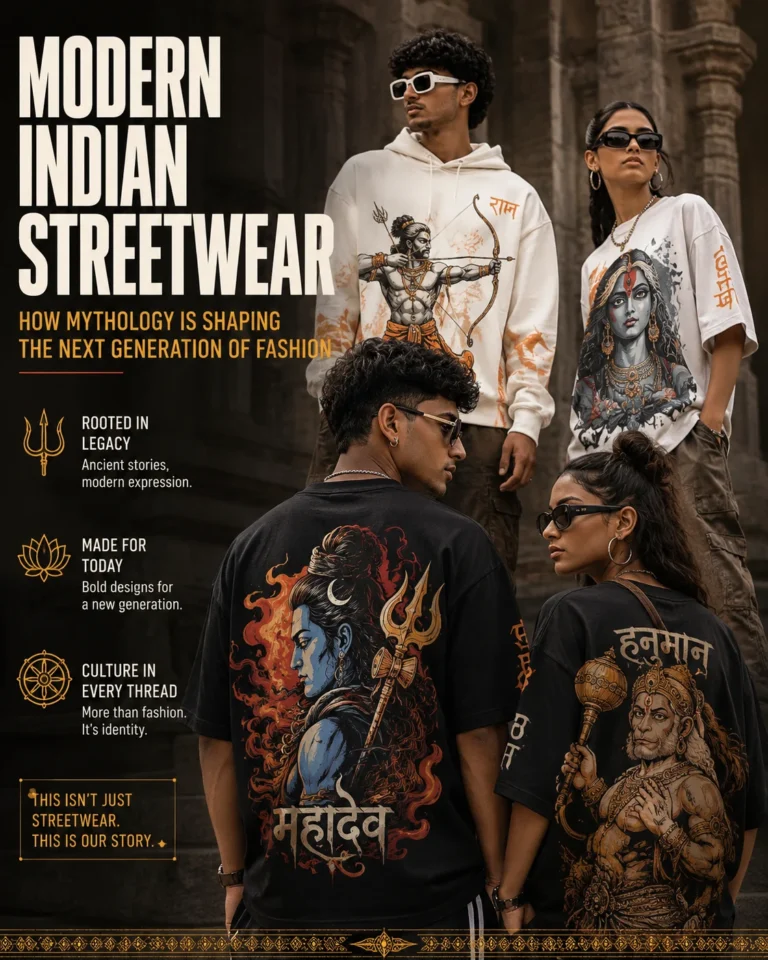 Modern Indian Streetwear: How Mythology Is Shaping the Next Generation of Fashion