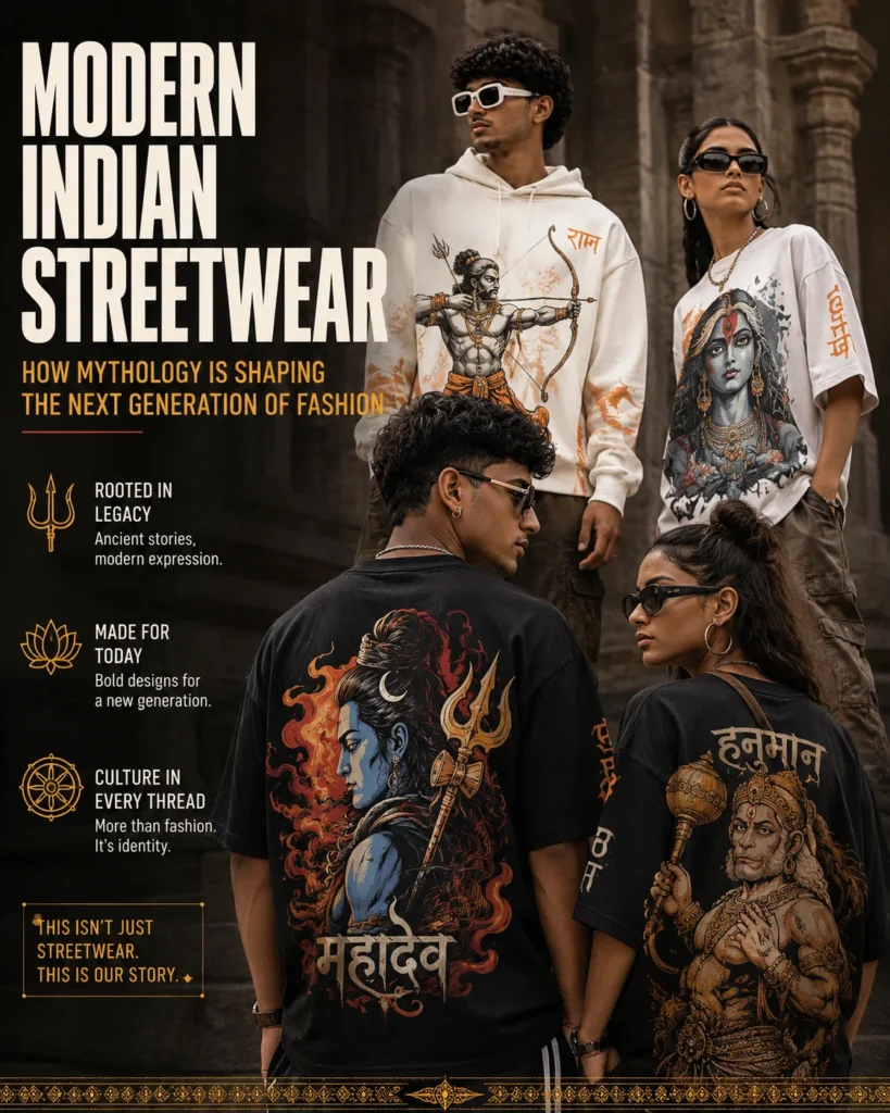Modern Indian Streetwear, Matrikano, Hindu Mythology T-Shirt
