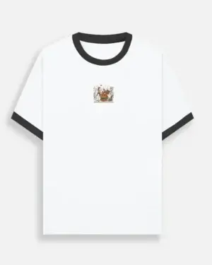 Banna Banni T-Shirt | Embroidery Ringer Tee - Image 5