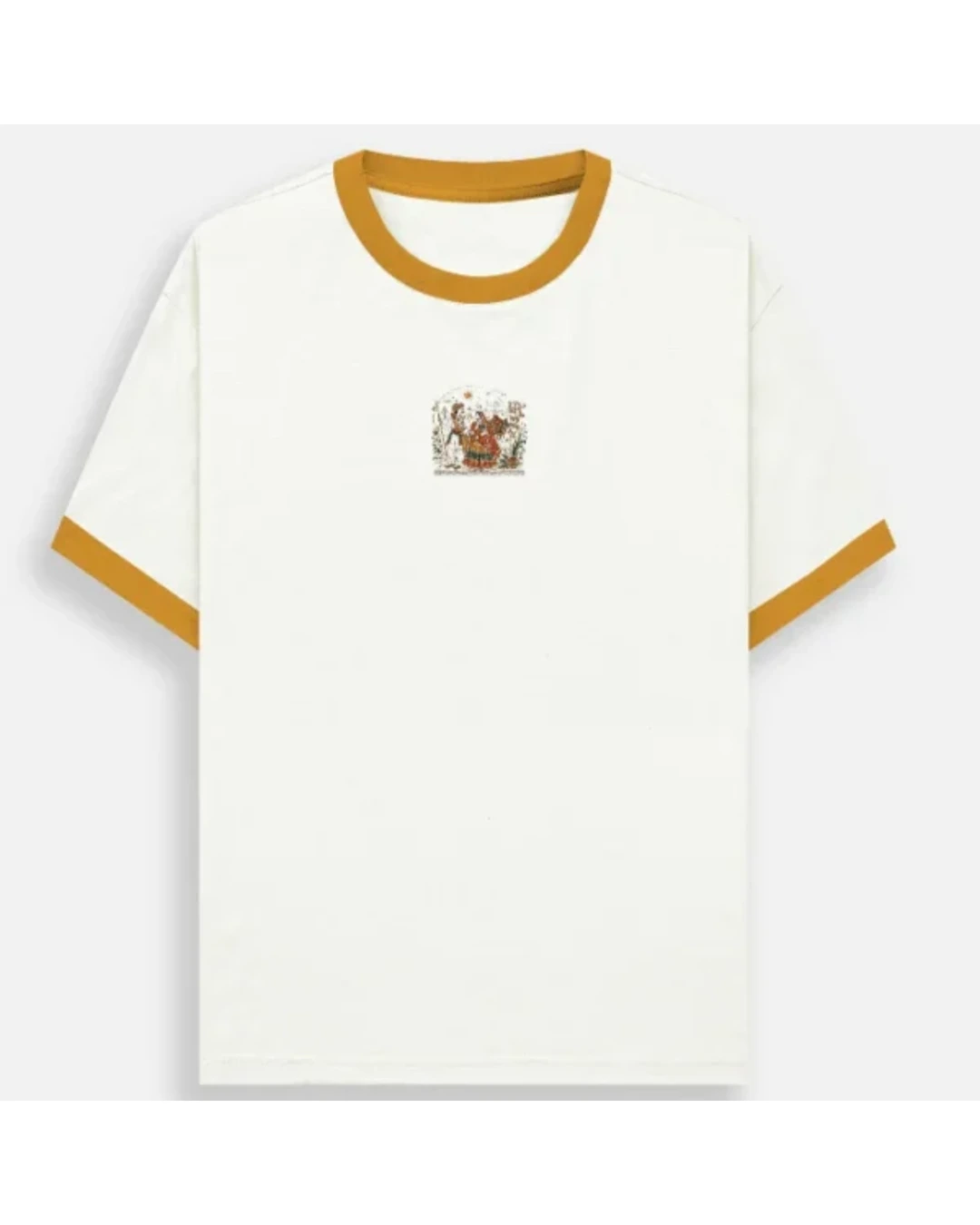 Banna Banni T-Shirt | Embroidery Ringer Tee - Image 1